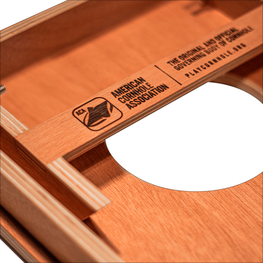 Raw Wood Panel Backyard 1x2 ft Cornhole Boards