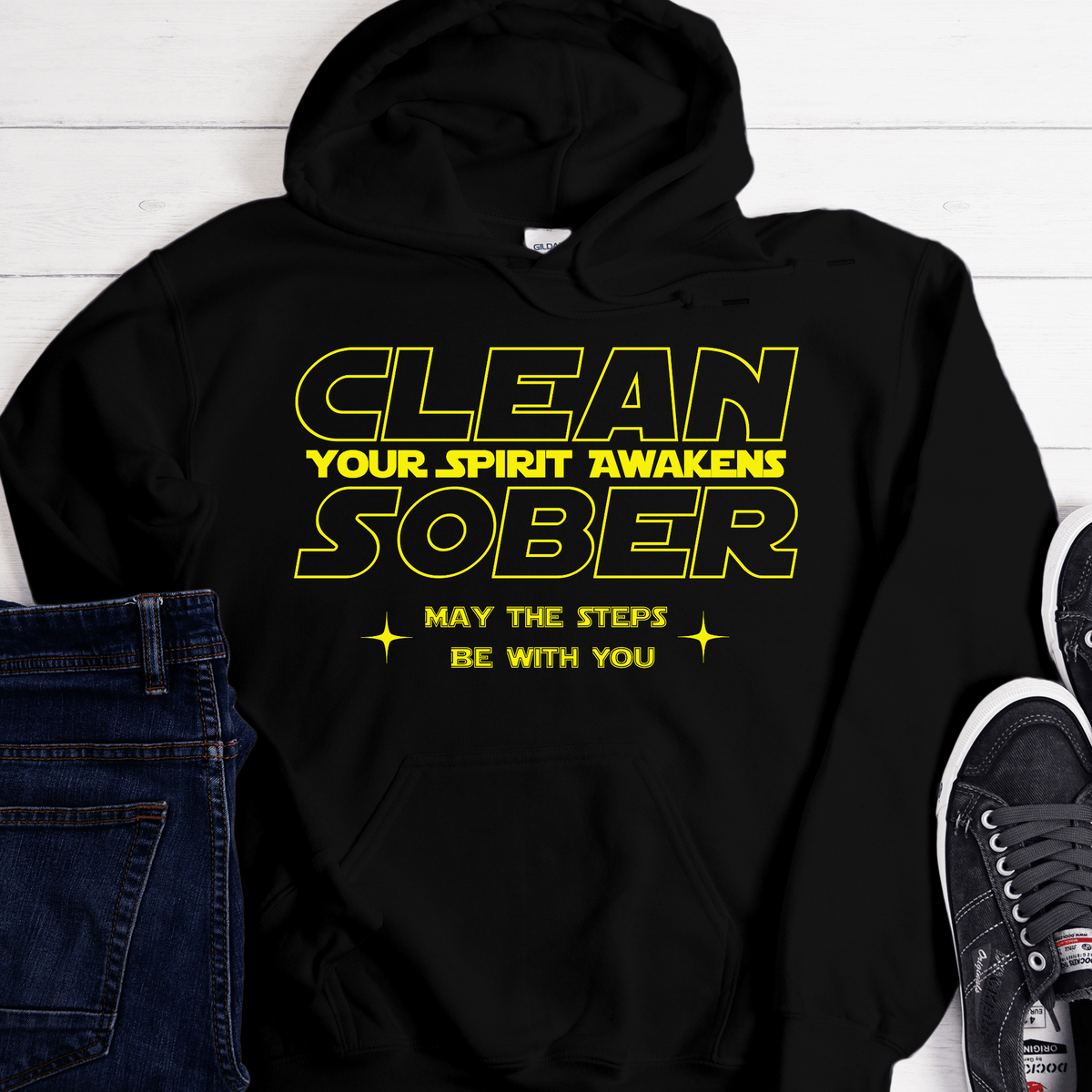 Recovery Hoodie | Inspiring Sobriety | Clean Sober Your Spirit Awakens