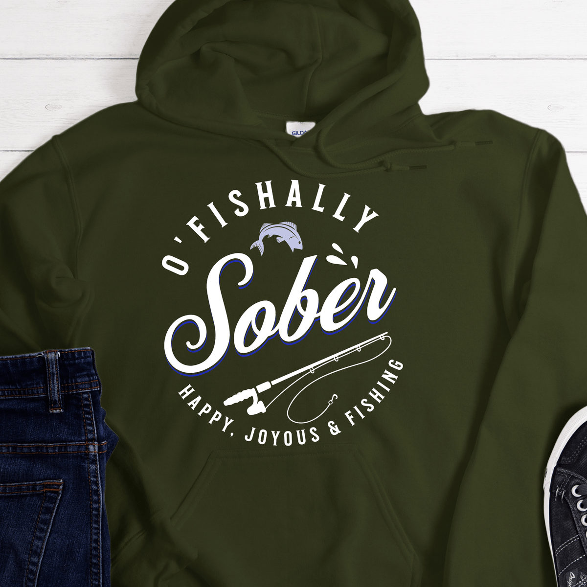 Recovery Hoodie | Inspiring Sobriety | O'Fishally Sober
