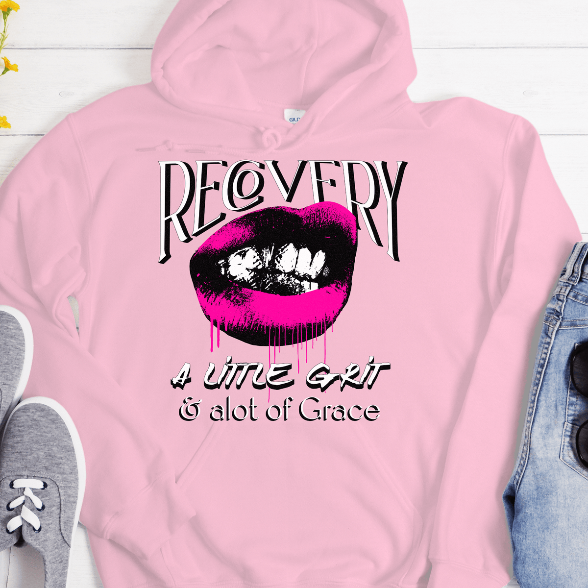 Recovery Hoodie | Inspiring Sobriety | Recovery - Grit and Grace