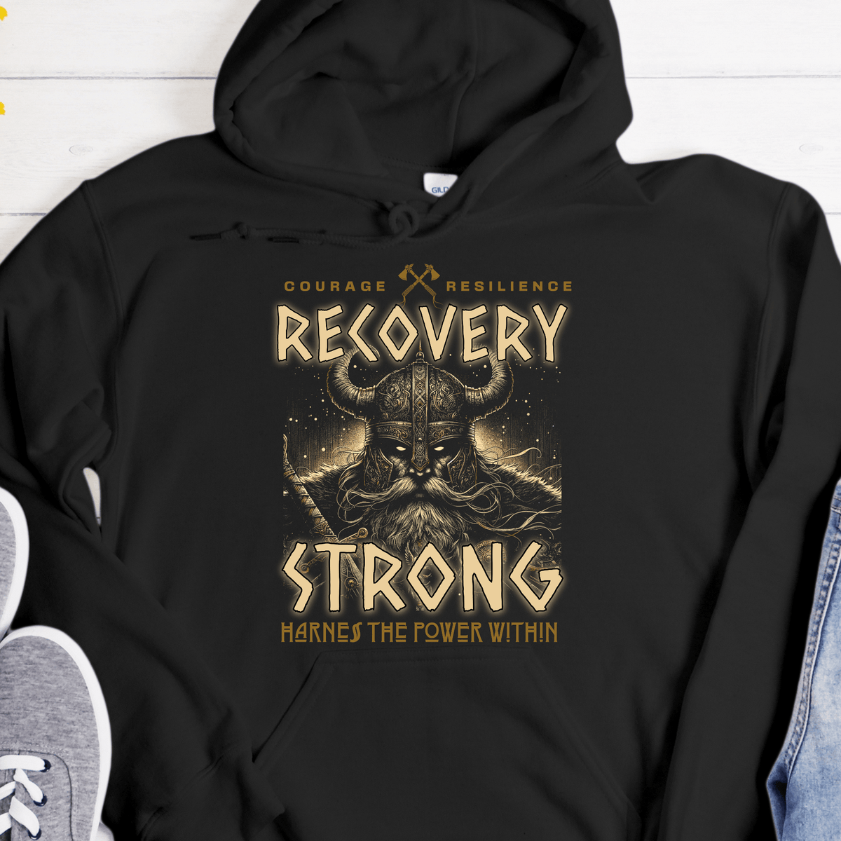 Recovery Hoodie | Inspiring Sobriety | Recovery Strong Warrior