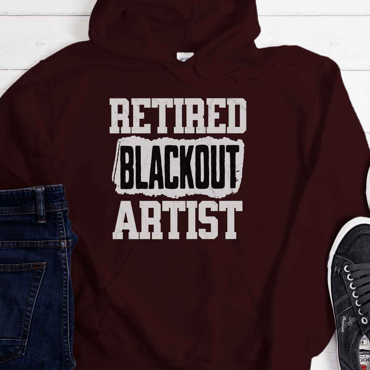Recovery Hoodie | Inspiring Sobriety | Retired Blackout Artist
