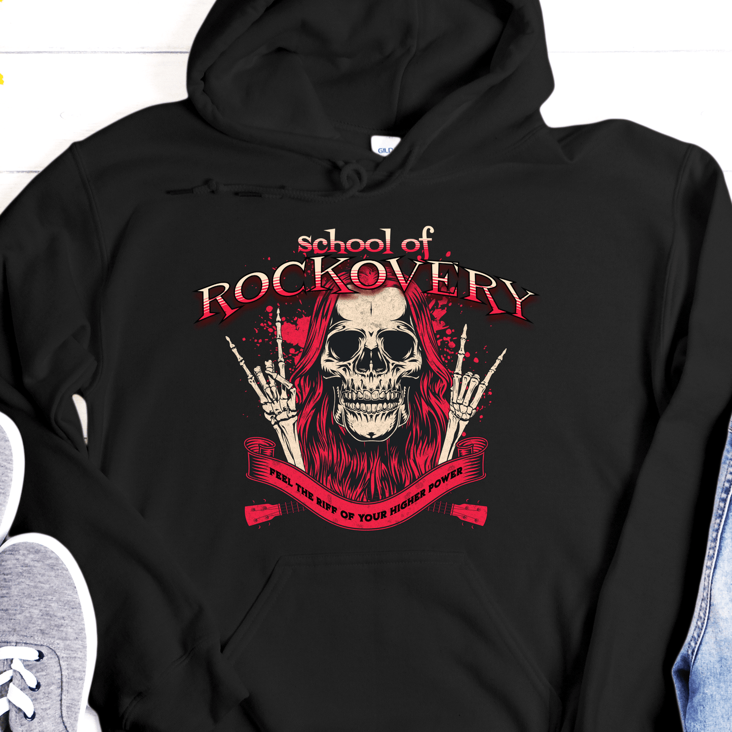 Recovery Hoodie | Inspiring Sobriety | School of Rockovery
