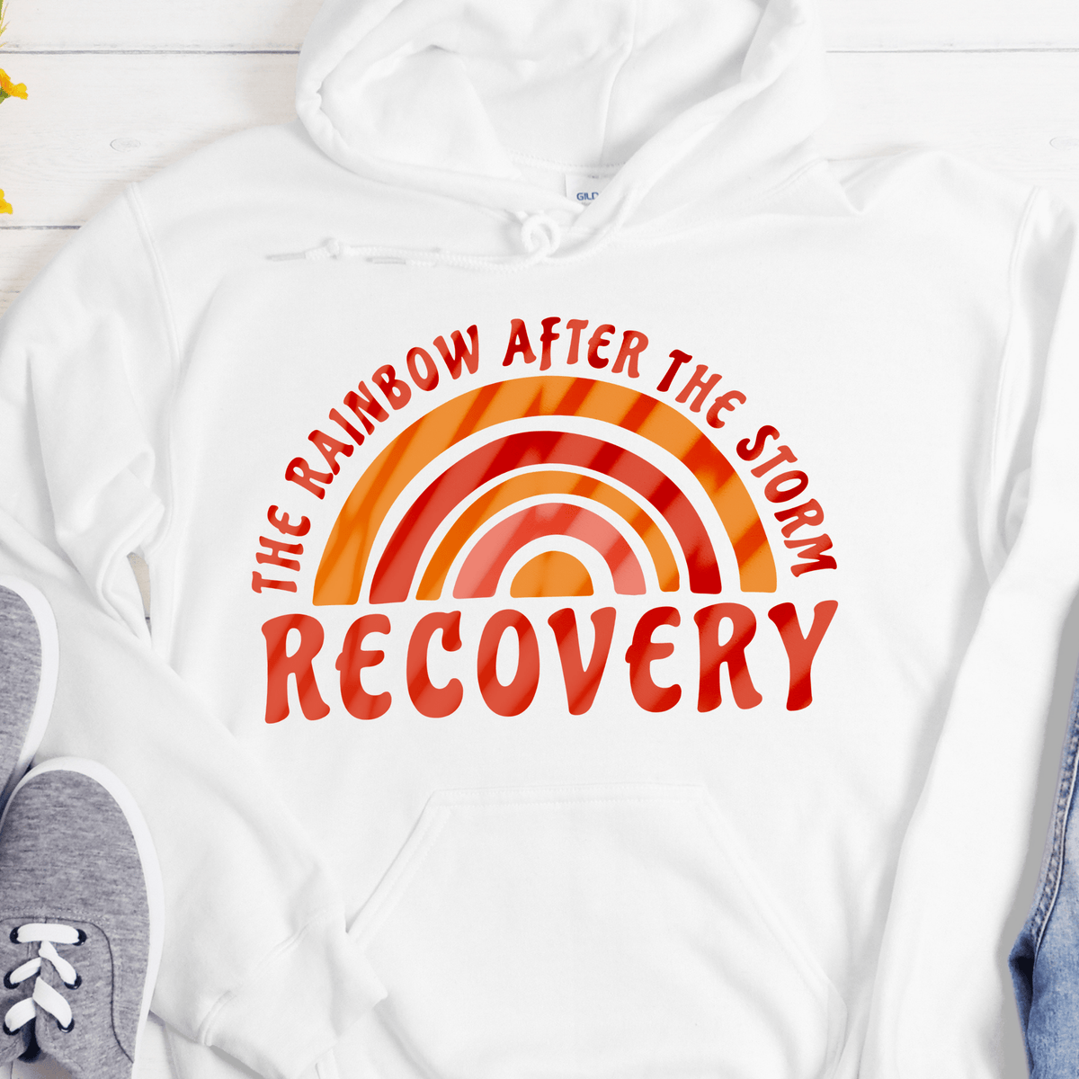 Recovery Hoodie | Inspiring Sobriety | The Rainbow After The Storm