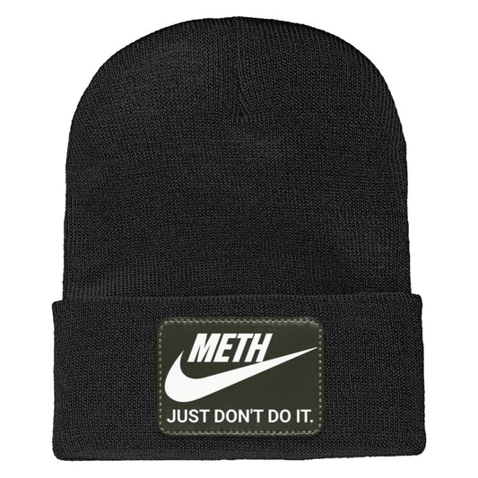 Recovery Knit Beanie | Inspiring Sobriety | Meth Just Don't Do It