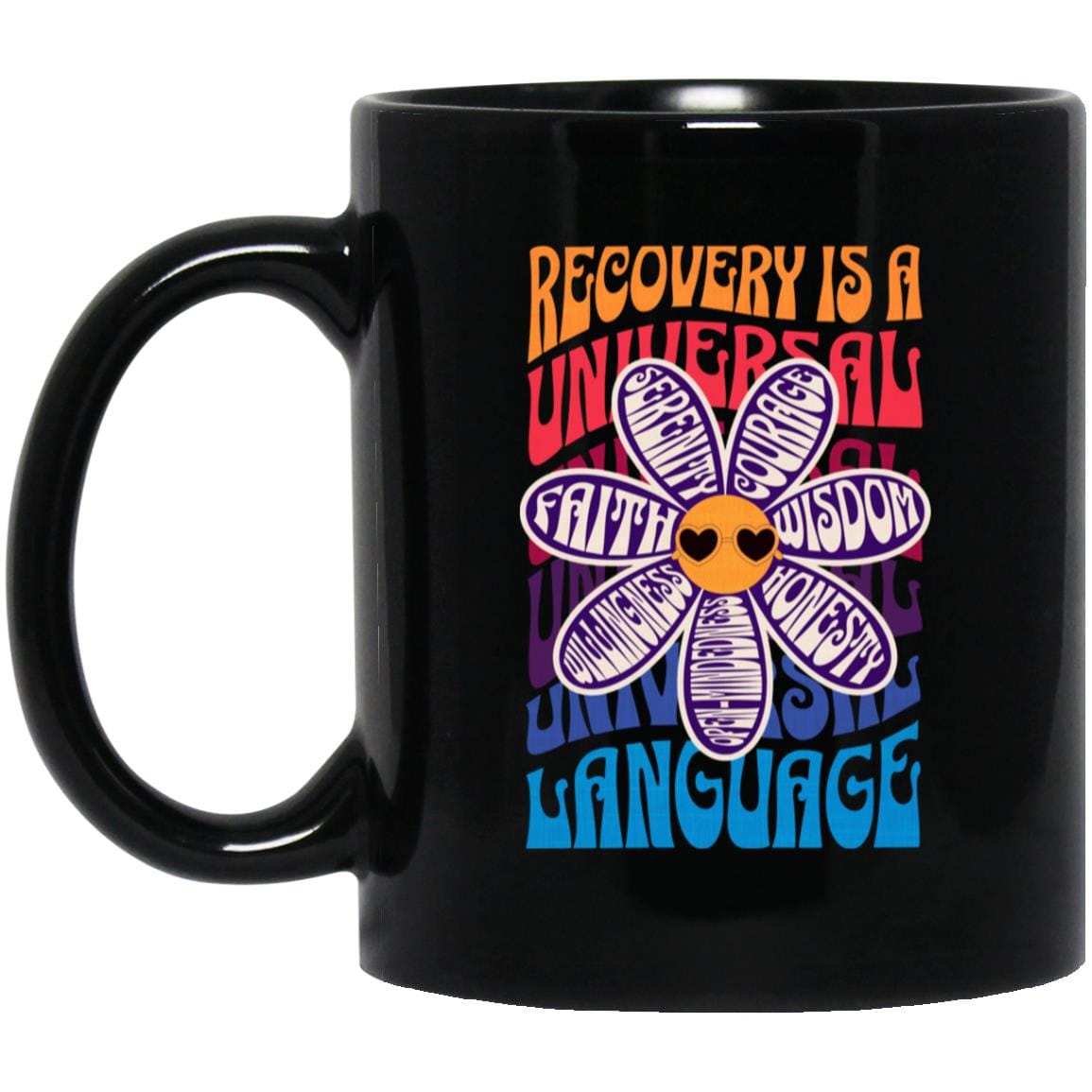 Recovery Mug | Inspiring Sobriety | Recovery is a Universal Language