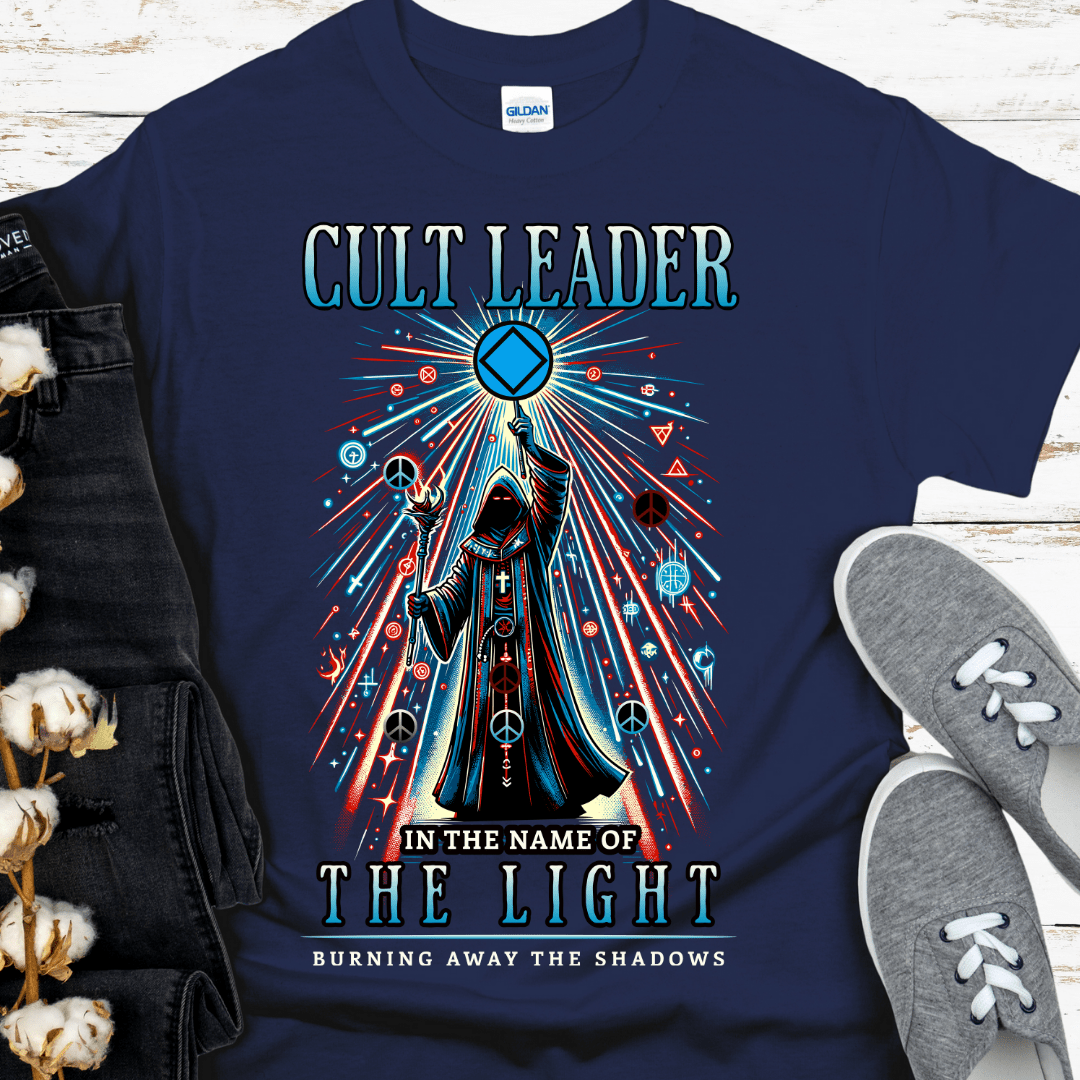 Recovery T-Shirt | Inspiring Sobriety | Cult Leader (NA Symbol)