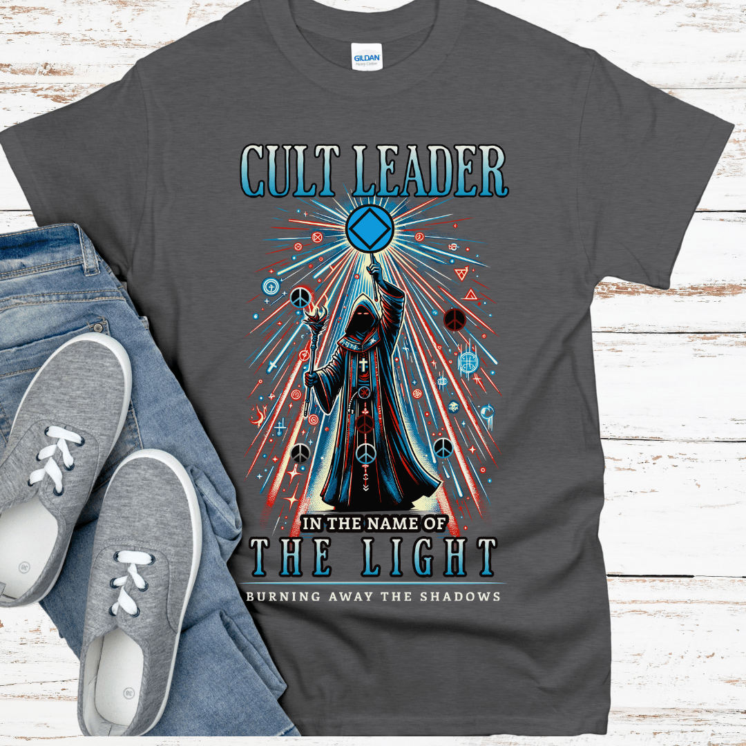 Recovery T-Shirt | Inspiring Sobriety | Cult Leader (NA Symbol)