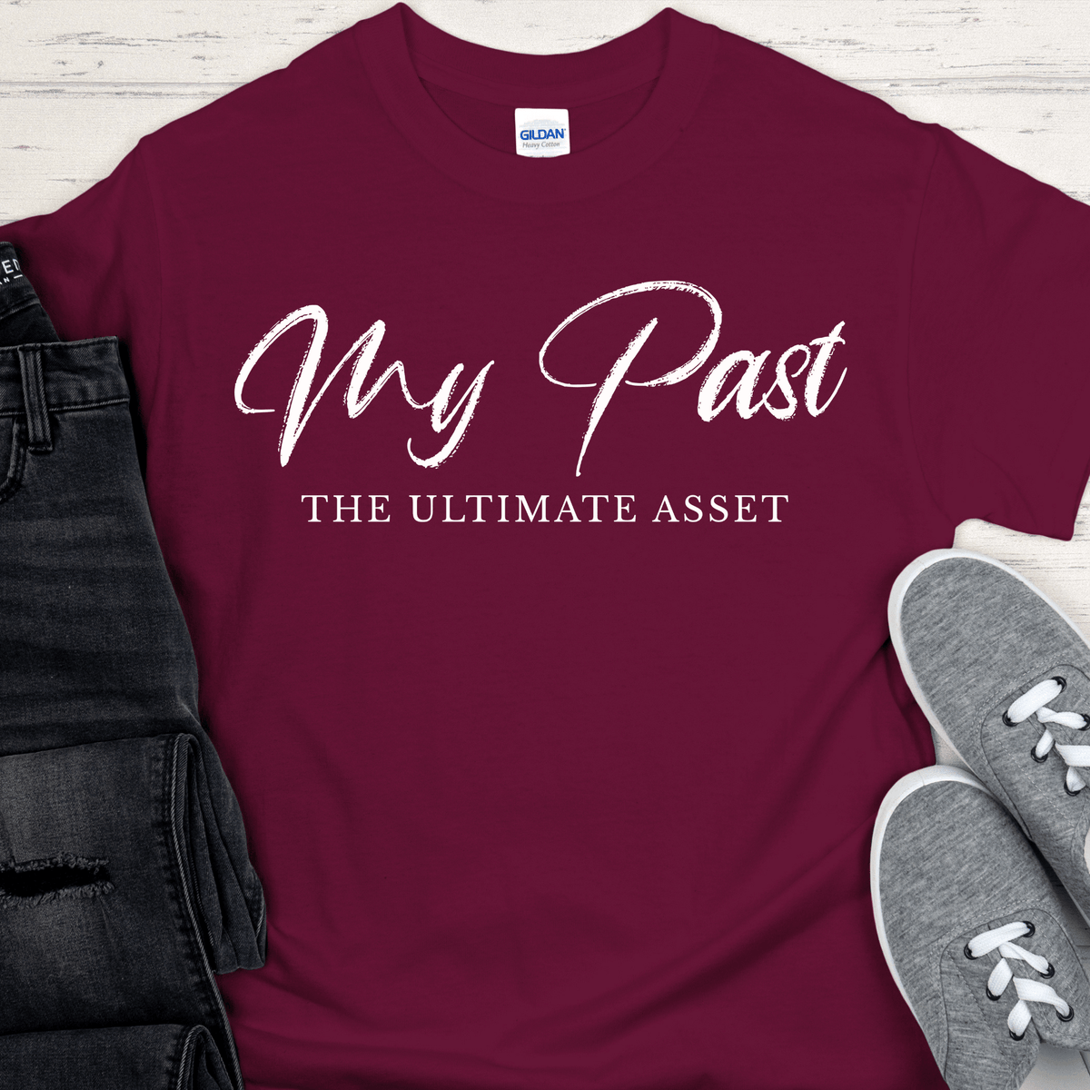 Recovery T-Shirt | Inspiring Sobriety | My Past, The Ultimate Asset