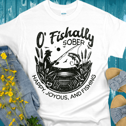 Recovery T-Shirt | Inspiring Sobriety | O'Fishally Sober
