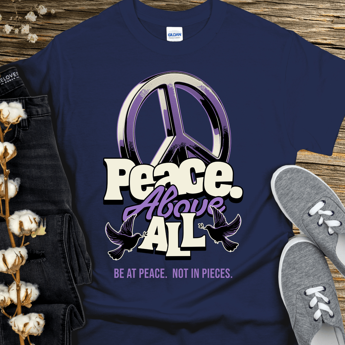 Recovery T-Shirt | Inspiring Sobriety | Peace Above All