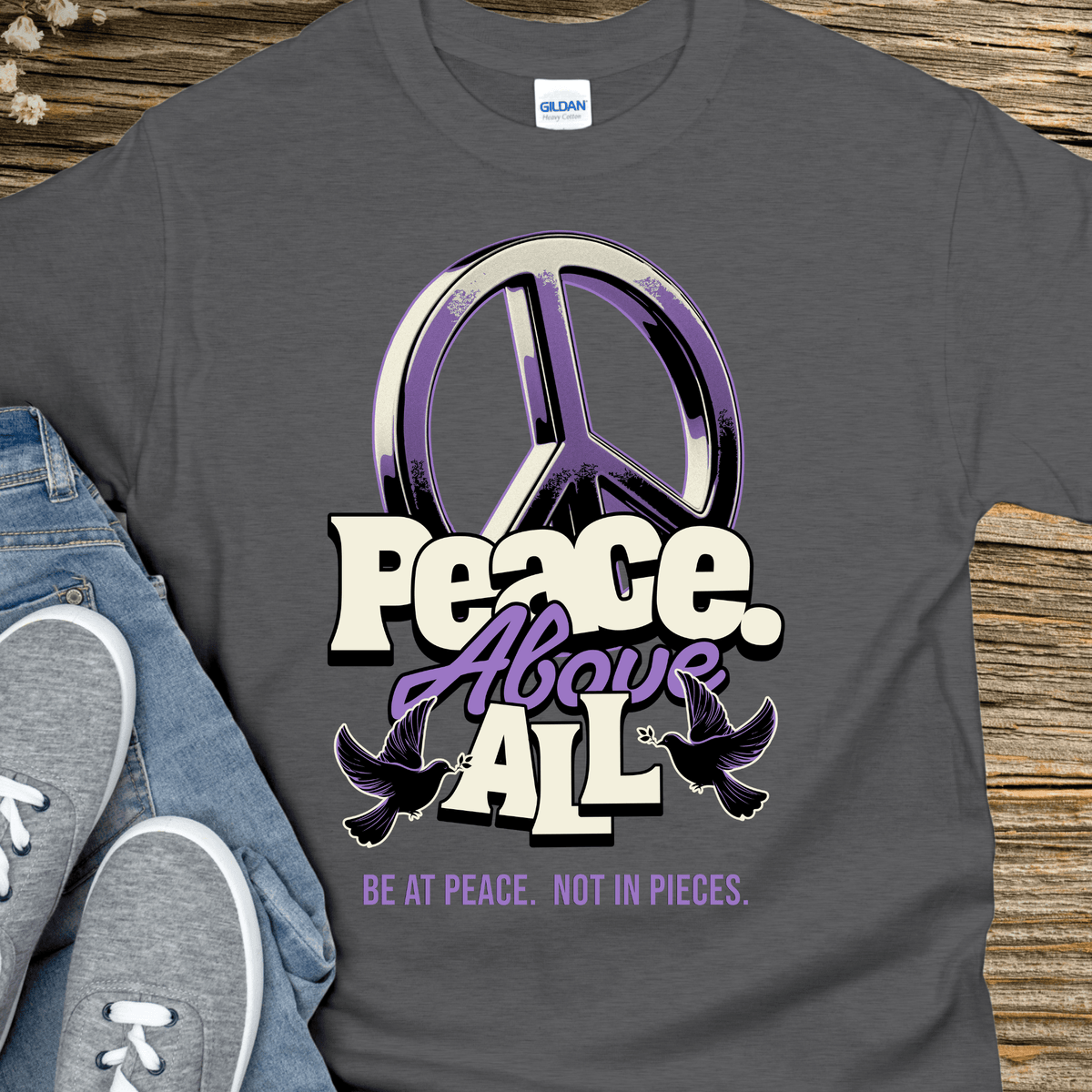 Recovery T-Shirt | Inspiring Sobriety | Peace Above All