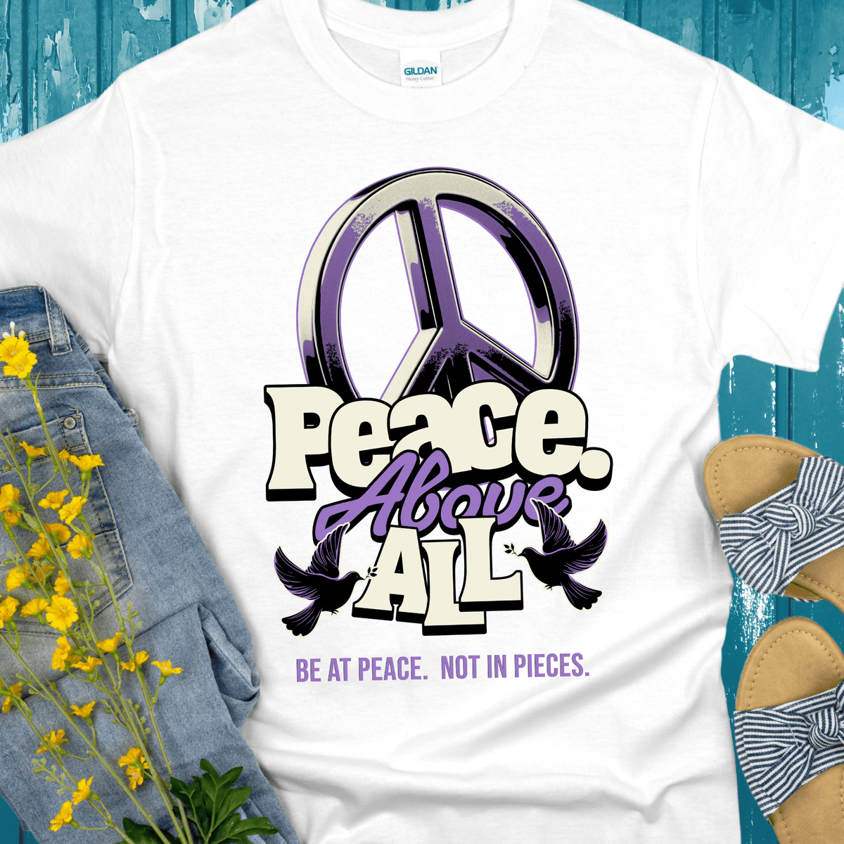 Recovery T-Shirt | Inspiring Sobriety | Peace Above All