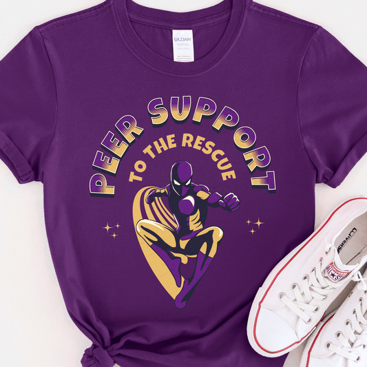 Recovery T-Shirt | Inspiring Sobriety | Peer Support To The Rescue