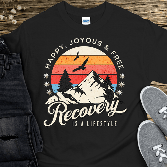 Recovery T-Shirt | Inspiring Sobriety | Recovery Is a Lifestyle