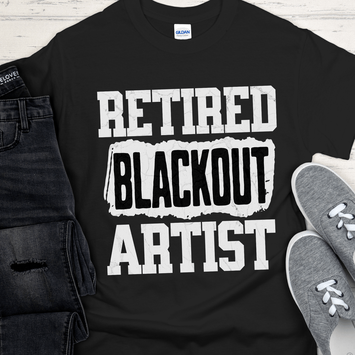 Recovery T-Shirt | Inspiring Sobriety | Retired Blackout Artist