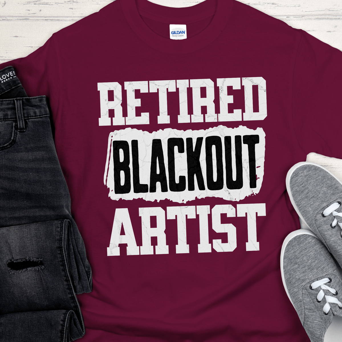 Recovery T-Shirt | Inspiring Sobriety | Retired Blackout Artist