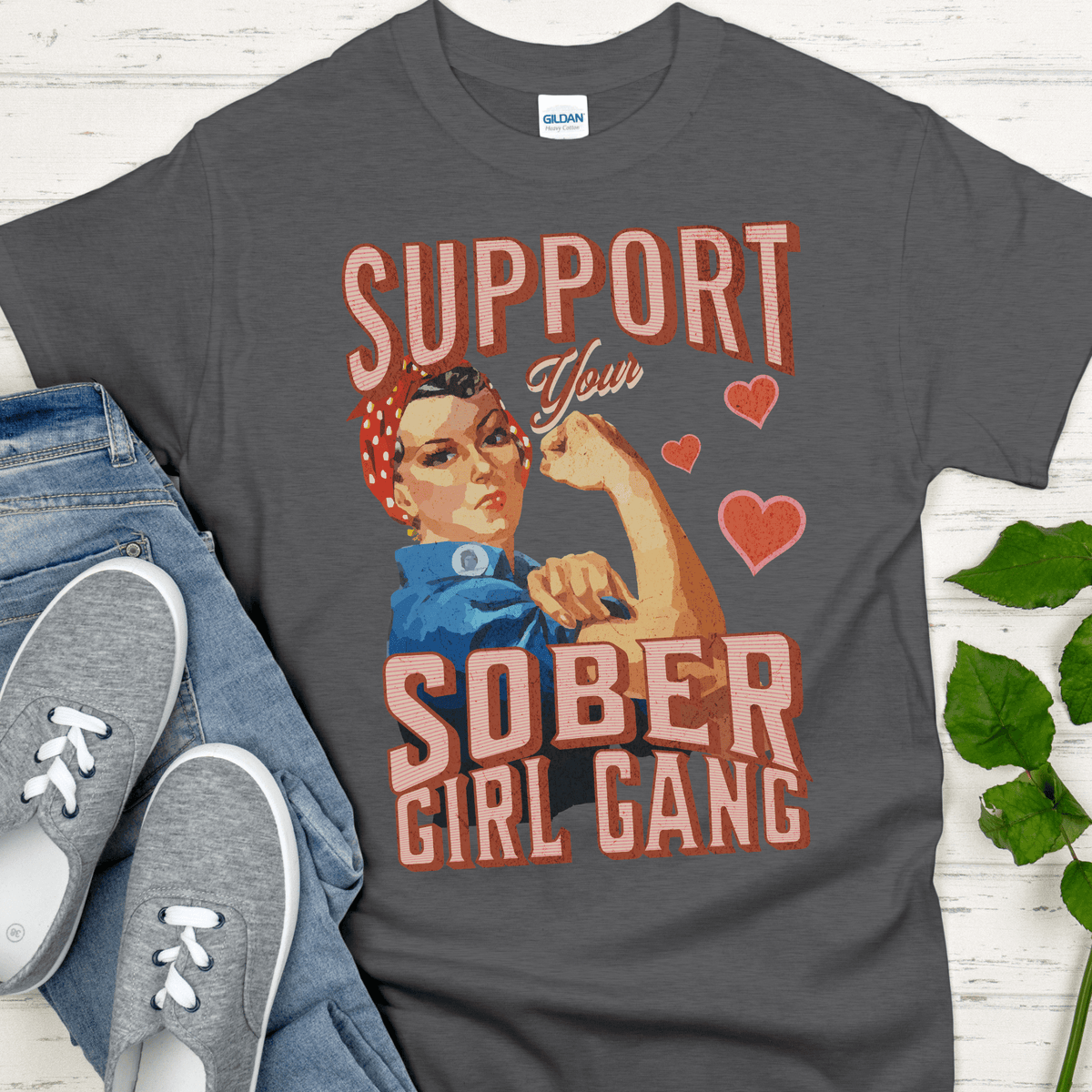 Recovery T-Shirt | Inspiring Sobriety | Support Your Sober Girl Gang