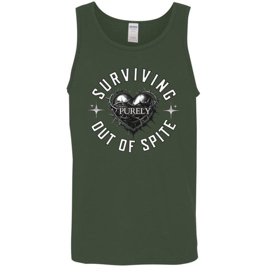 Recovery Unisex Tank | Inspiring Sobriety | Surviving Purely Out of Spite