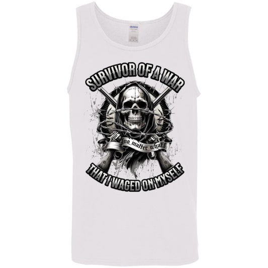 Recovery Unisex Tank | Inspiring Sobriety | Survivor of a War I Waged On Myself