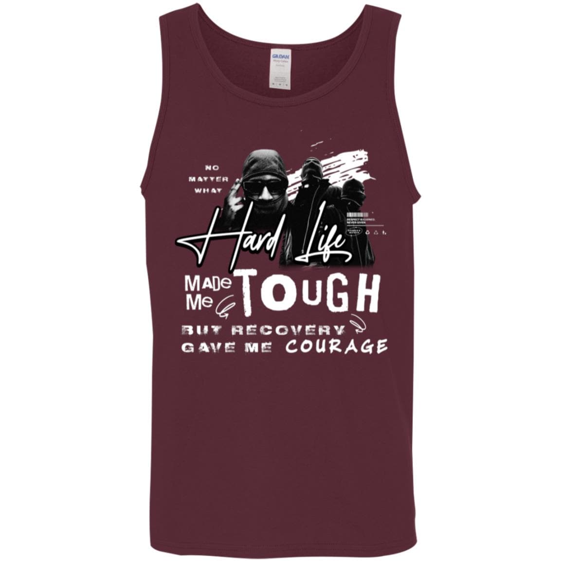 Recovery Unisex Tank | Inspiring Sobriety | The Hard Life Made Me Tough