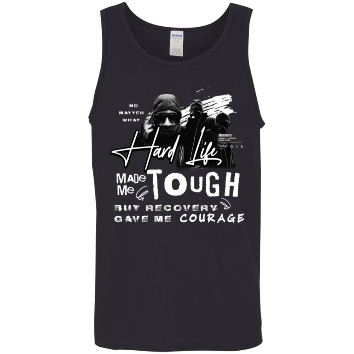 Recovery Unisex Tank | Inspiring Sobriety | The Hard Life Made Me Tough