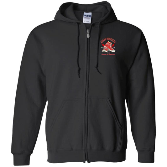Recovery Zip Hoodie | Inspiring Sobriety | Chase Recovery Like You Chased The Dope Man