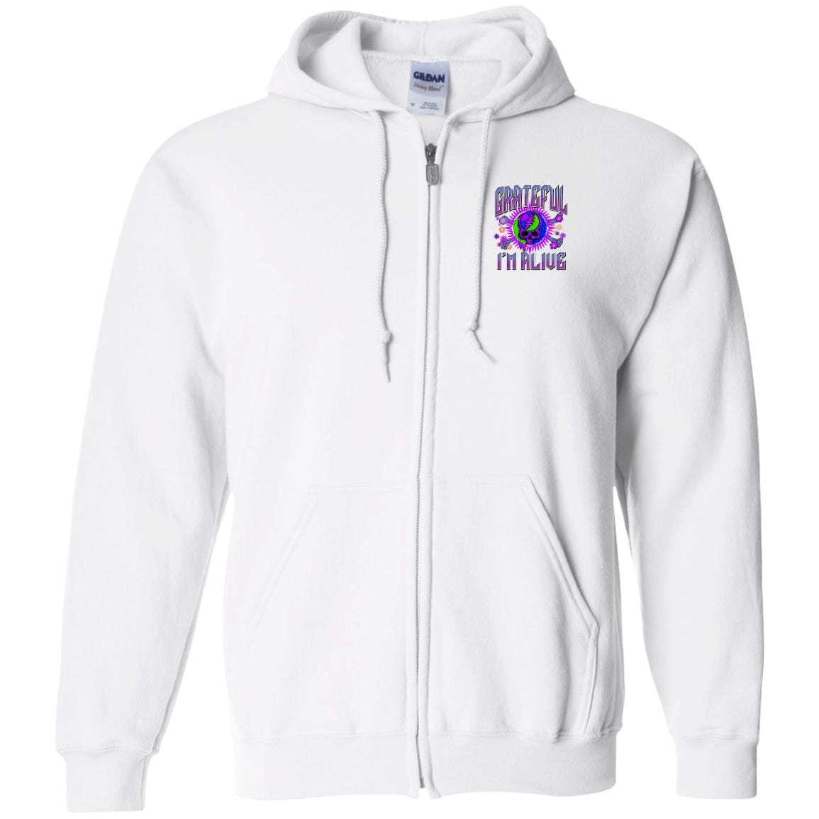 Recovery Zip Hoodie | Inspiring Sobriety | Grateful I'm Alive
