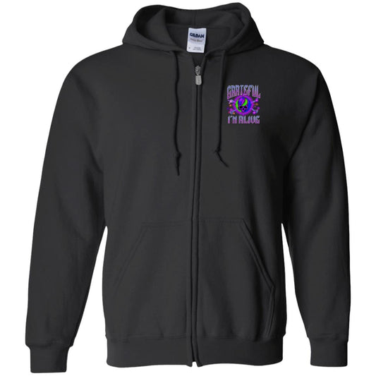 Recovery Zip Hoodie | Inspiring Sobriety | Grateful I'm Alive