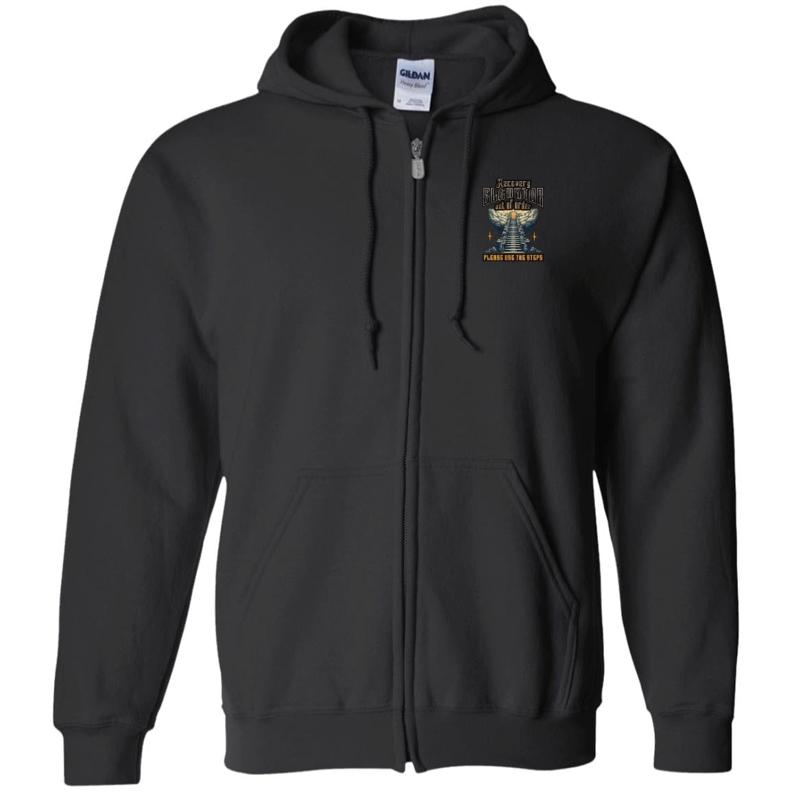 Recovery Zip Hoodie | Inspiring Sobriety | Recovery Elevator