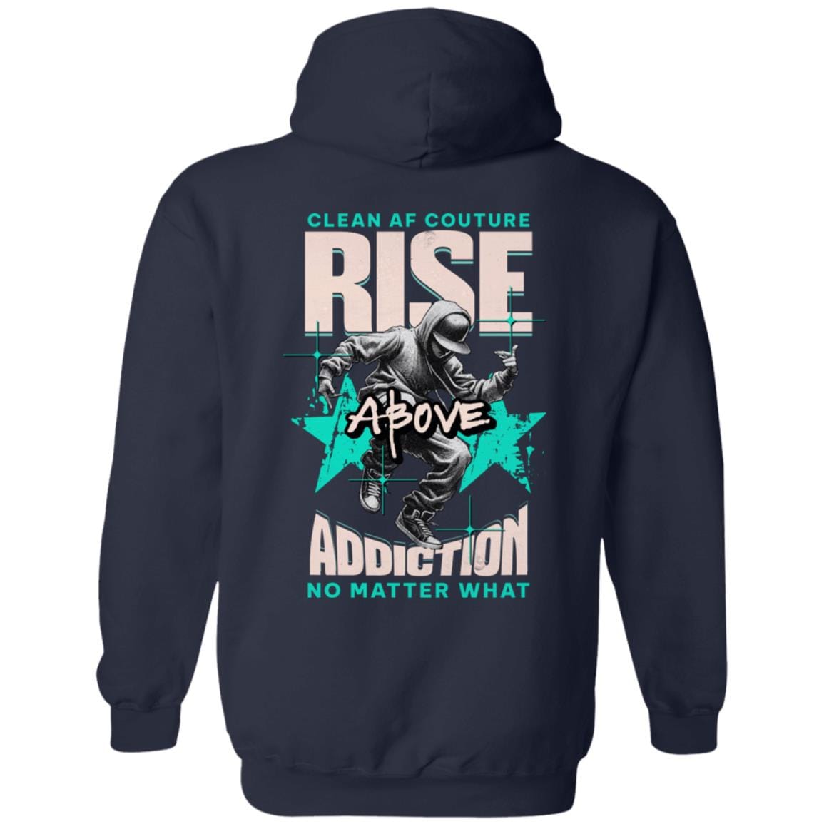 Recovery Zip Hoodie | Inspiring Sobriety | Rise Above Addiction