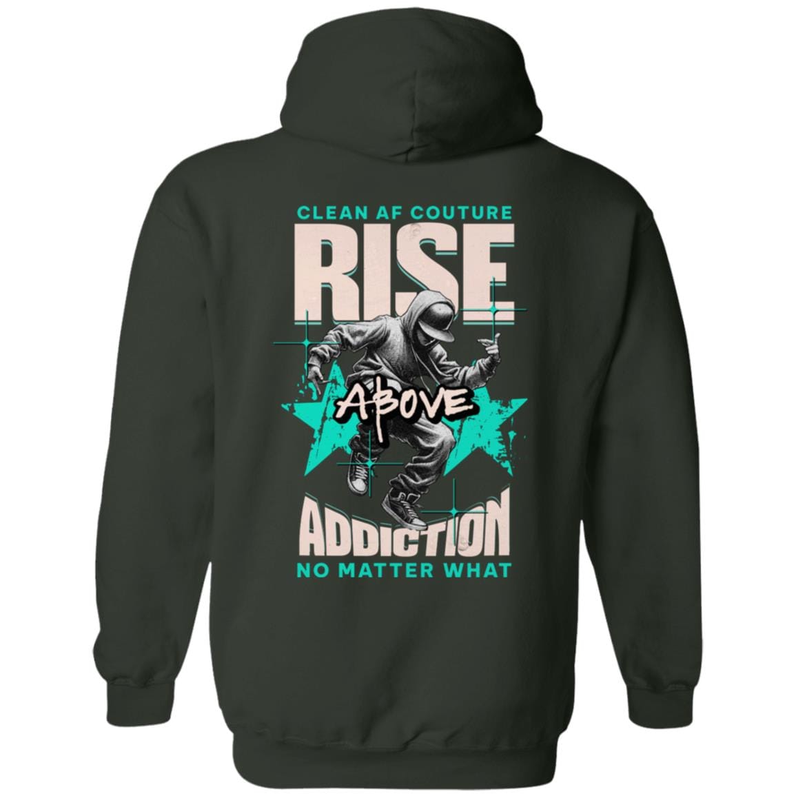 Recovery Zip Hoodie | Inspiring Sobriety | Rise Above Addiction