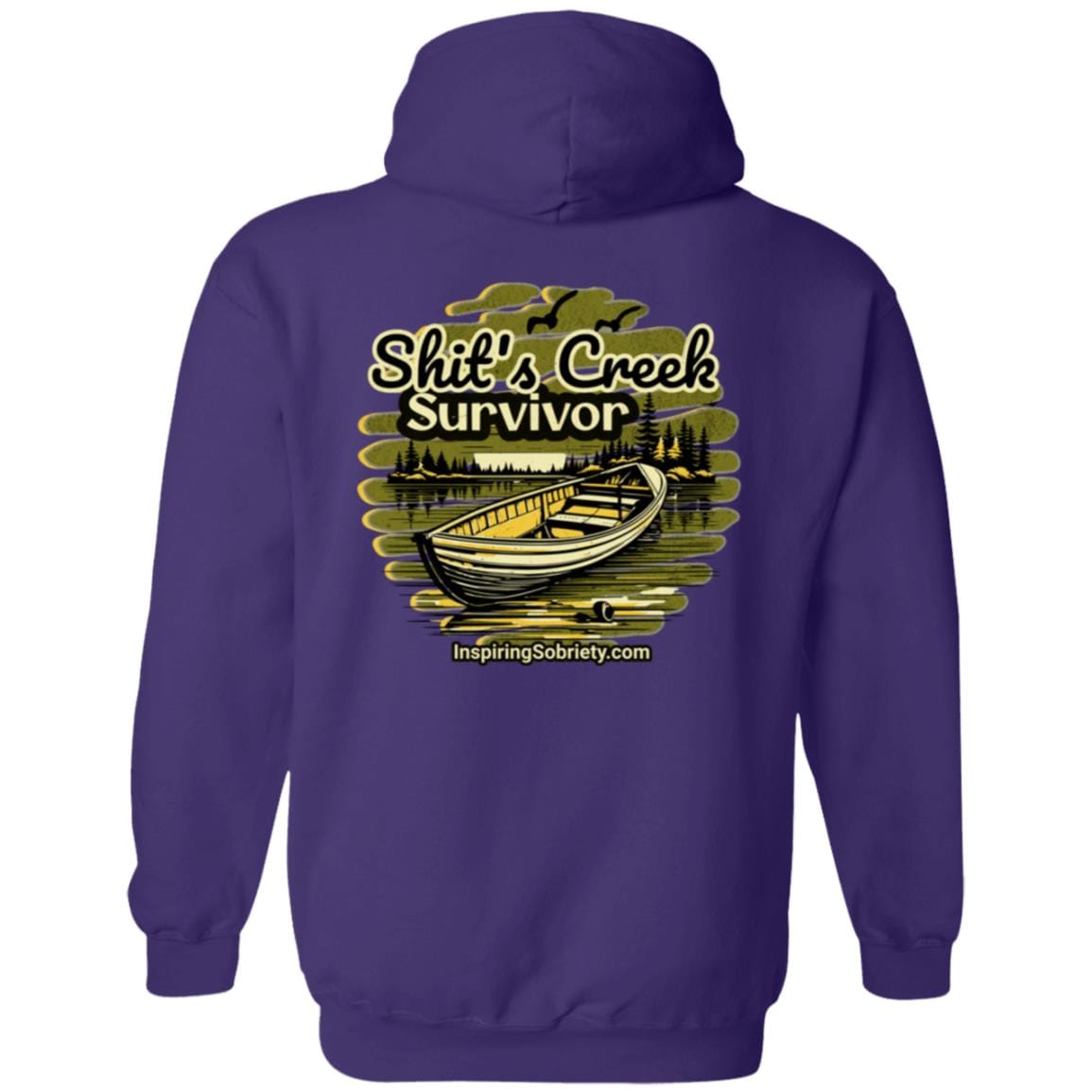 Recovery Zip Hoodie | Inspiring Sobriety | Sh!t's Creek Survivor