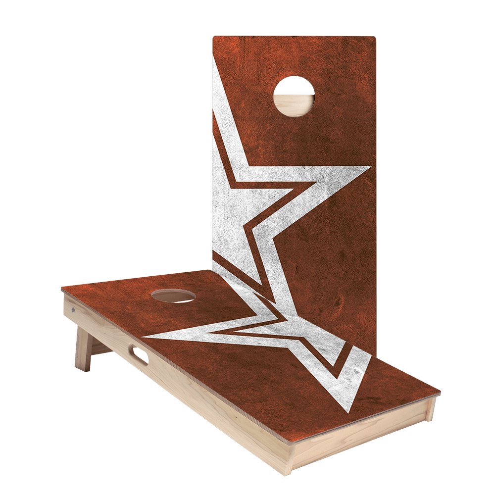 Rusty Star Star Cornhole Boards