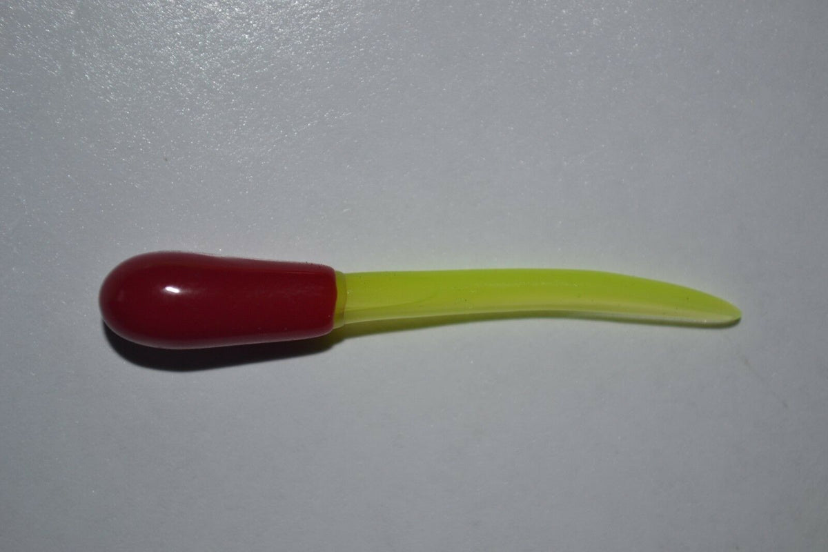 35 ct 1.5" Cam's KILLER STINGER "RED & CHARTREUSE" MINNOWS