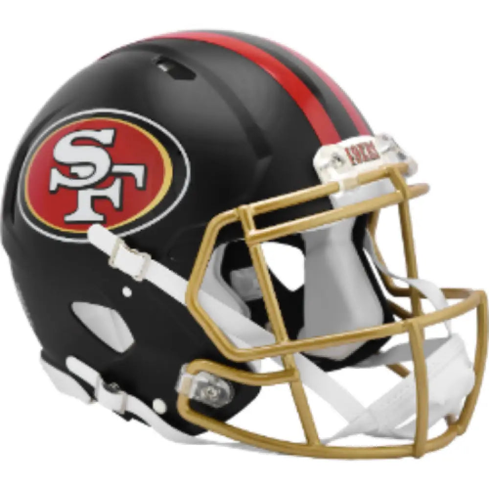 San Francisco 49ers Full Size Authentic Speed Football Helmet 2025 Rivalries - NFL