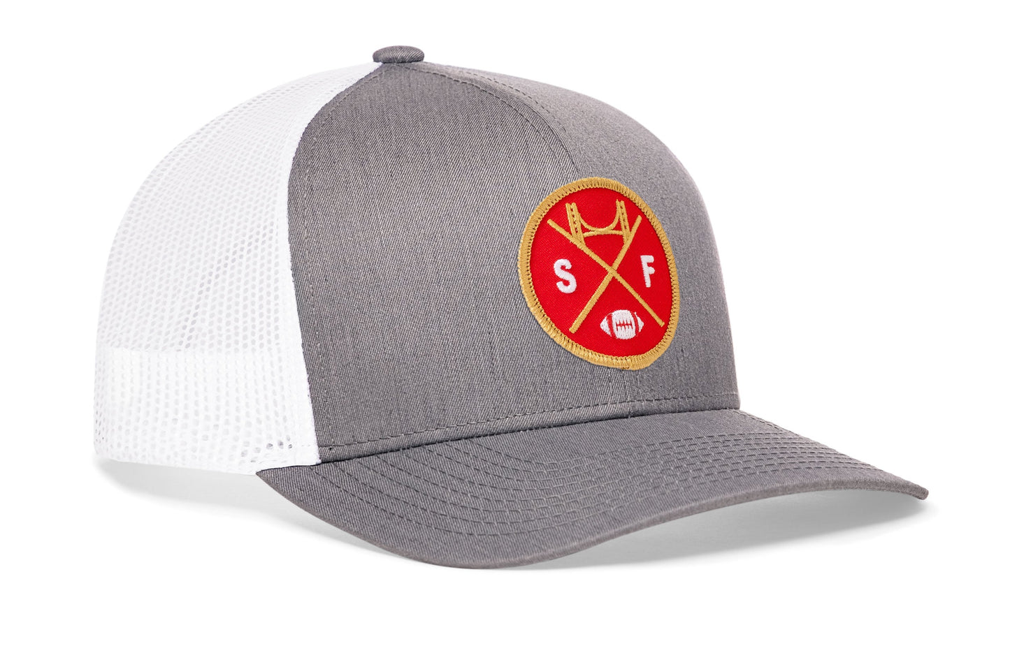 San Francisco Football Trucker Hat | Red SF X Snapback