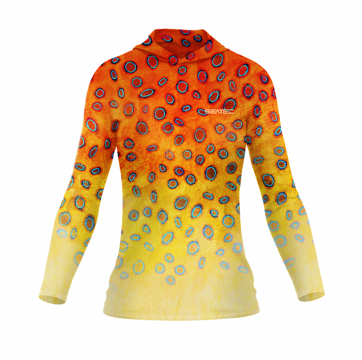 Blue Ringed Sport Tec Hooded Long Sleeve – Women's