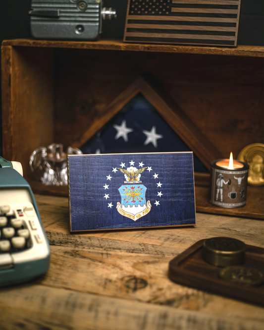 Collective - Air Force Wooden Desk Flag