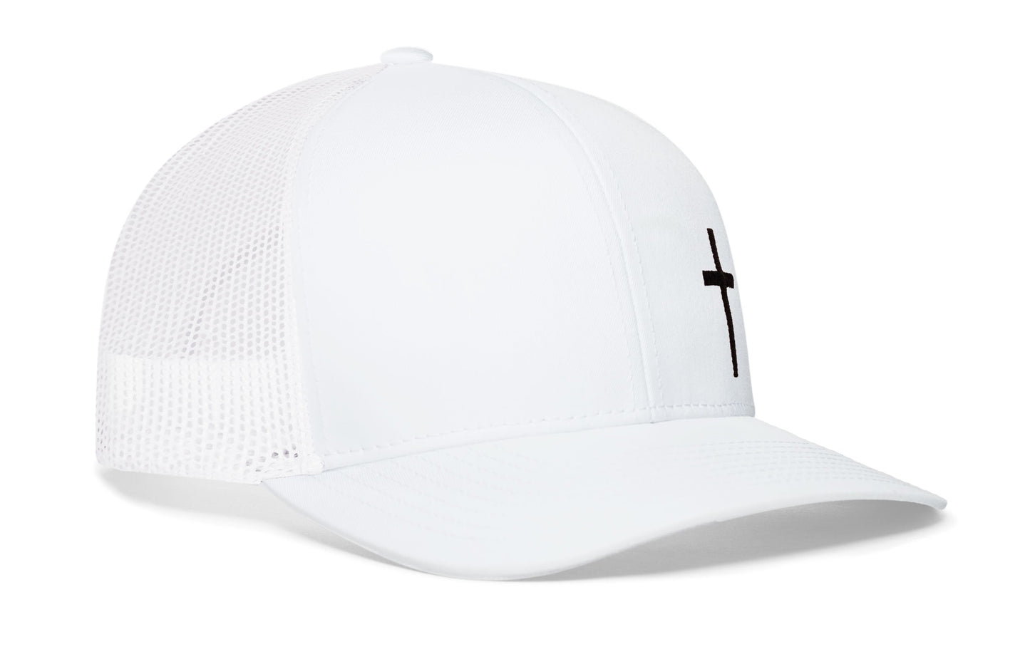 Side Cross Trucker Hat | Christian Snapback