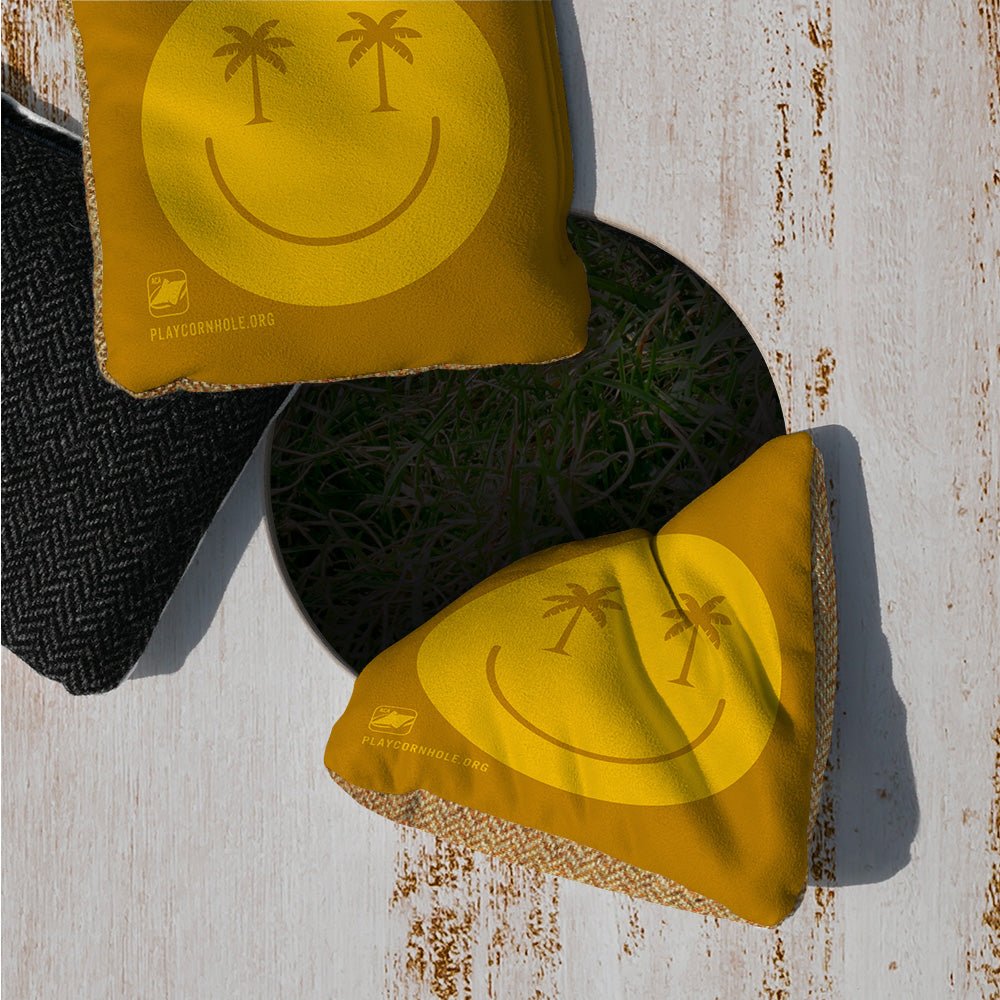 Smiley Palm Synergy Soft Cornhole Bags