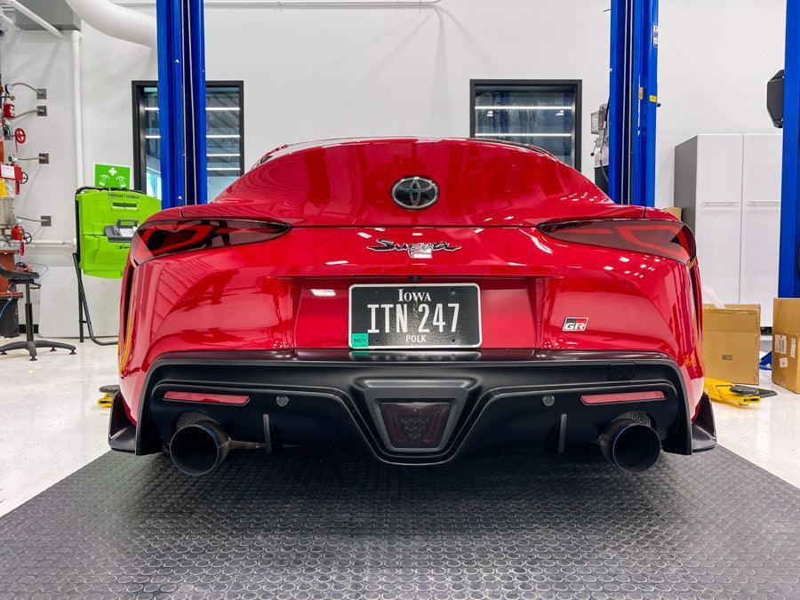 Smoked or Red Aftermarket F1 Overlay - 2020+ Supra