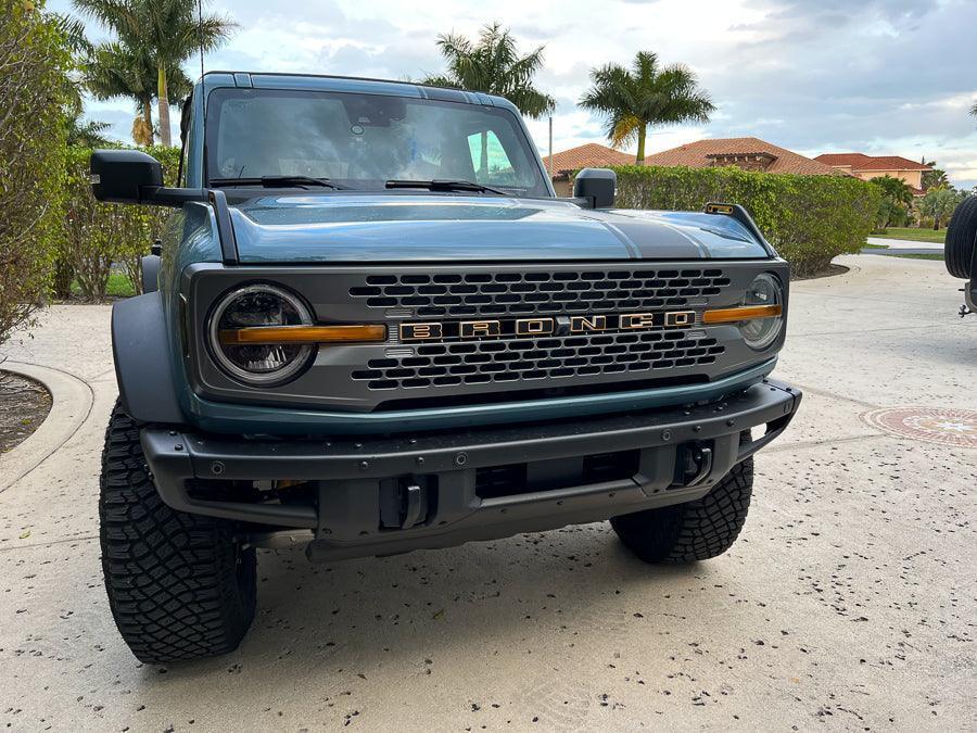 Smoked Signature DRL Bar Overlays - 2021+ Bronco (Signature Headlights)