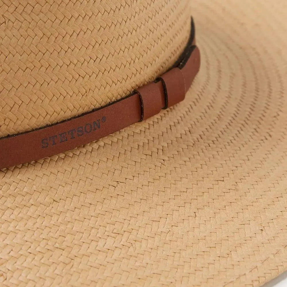 Stetson Limestone - Panama Straw Fedora Hat