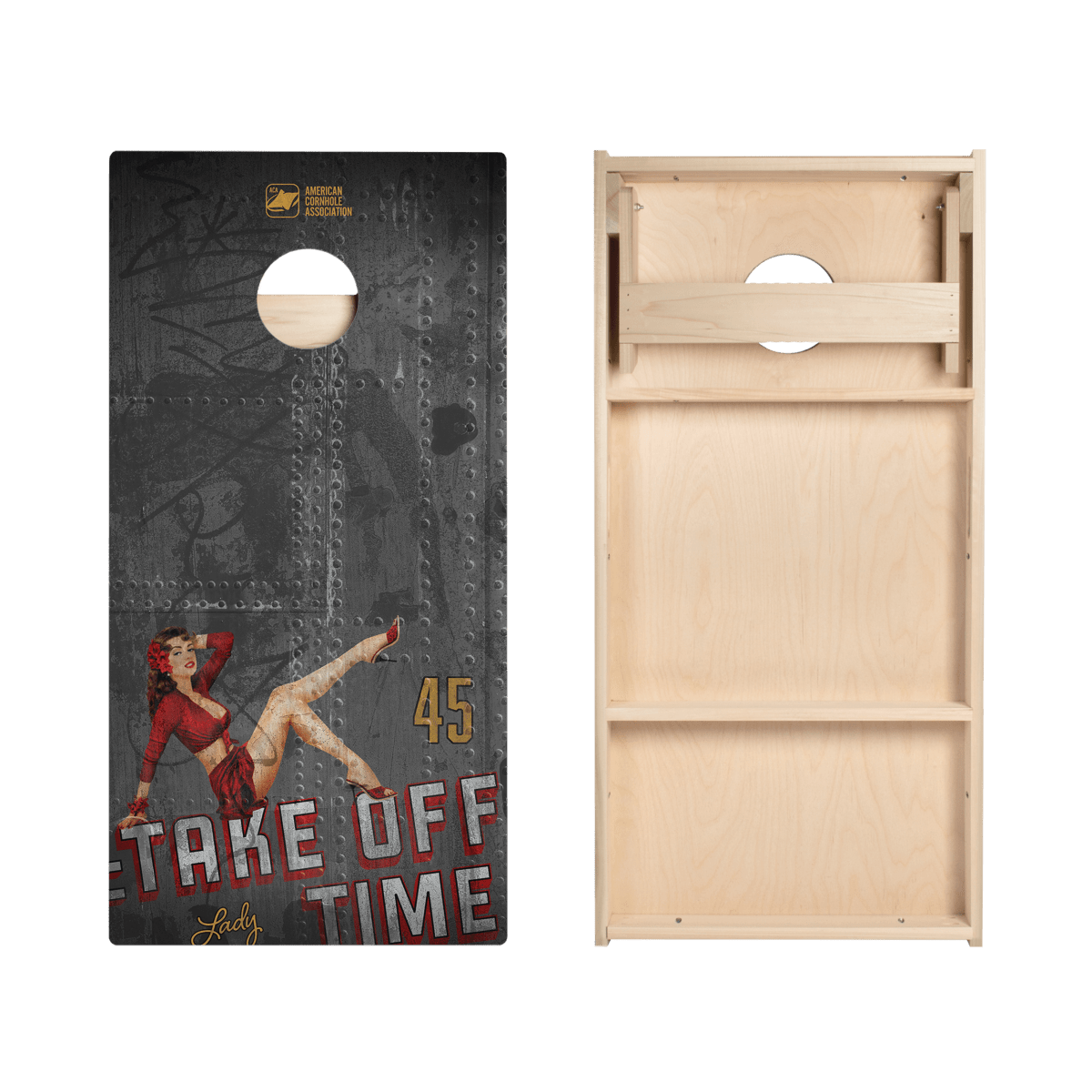 Take Off Time Star Cornhole Boards