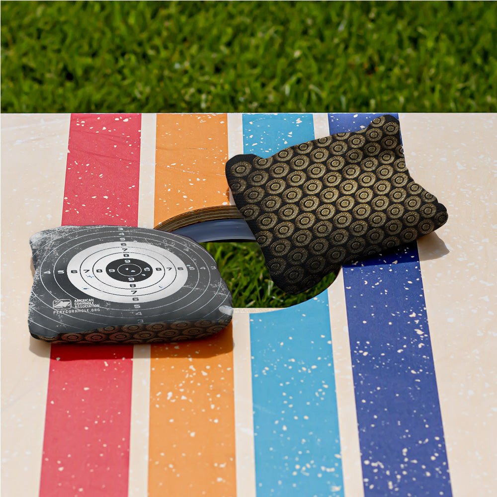 Target with Shells Synergy Pro Cornhole Bags