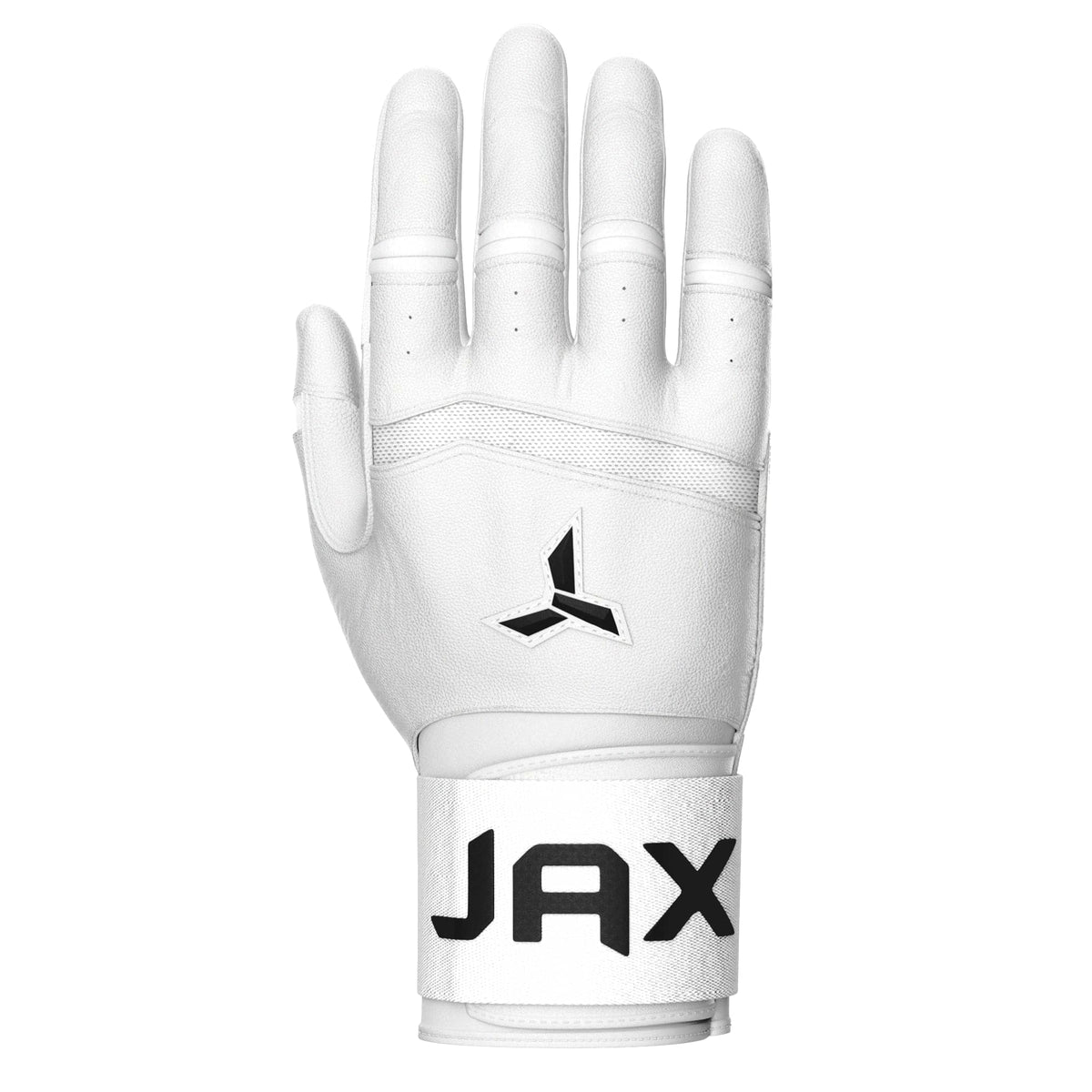 Platinum White Baseball & Softball Batting Gloves | Strap Cuff