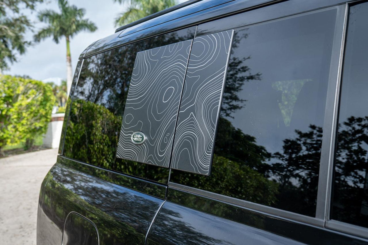 Topo Side Window Panel Overlays - 2020+ Land Rover Defender 110 / 130