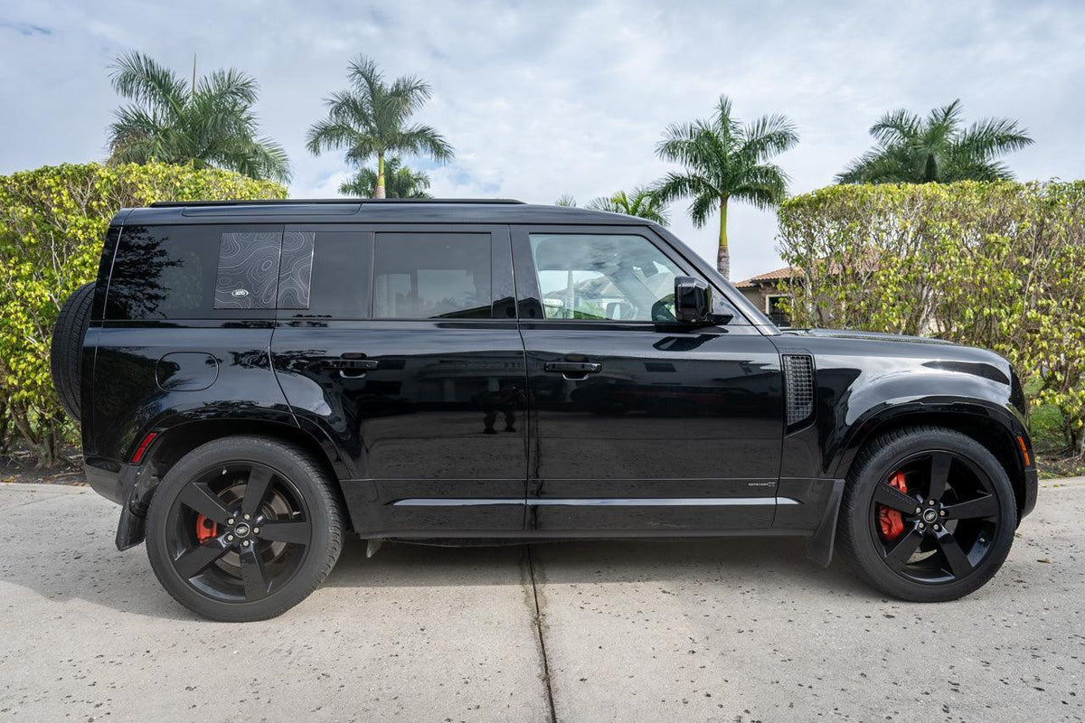 Topo Side Window Panel Overlays - 2020+ Land Rover Defender 110 / 130