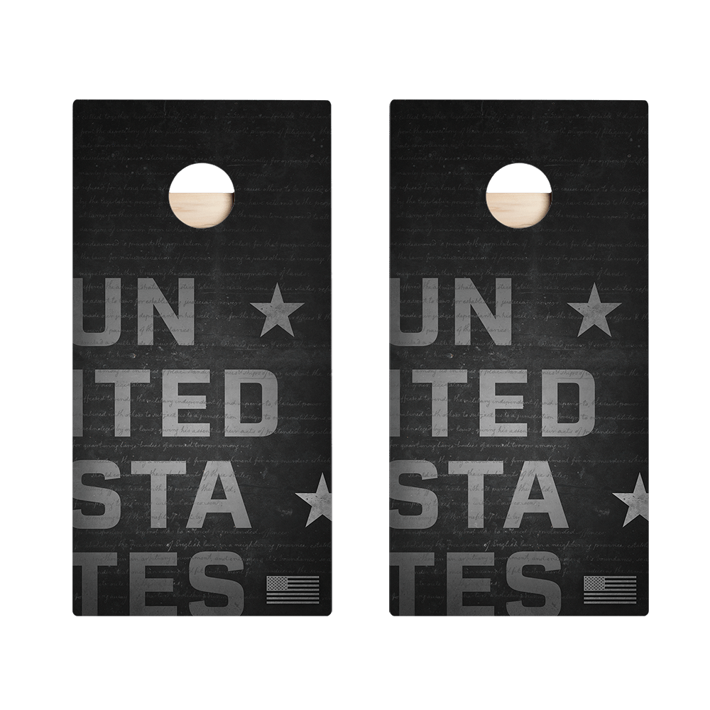 United States Constitution Star Cornhole Boards